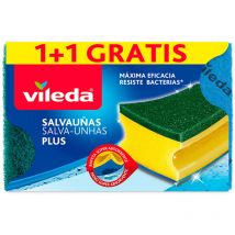 Nailsaver plus antibactérien 1+1 récureur 162590 Vileda