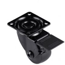 Roue noire Plet. Nairobi D-50 C.Brake - nairobi - Roues plates avec ou sans frein