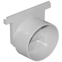 Naissance-fond d/g série 100 pvc hauteur 55 sortie Ø80