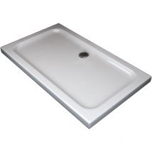 Receveur de douche rectangulaire surbaissé en Abs avec bonde inclus h. 5 cm – 70 x 140 - Nala