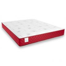 Nalui - Colchón Viscoelástico 75x190x21cm Burdeos Mulhacén Aloe Vera Altura:±21cm Transpirable f. Medio-Alta Reversible Hecho en España