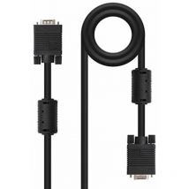 Nano Cable - Moniteur de câble vga mâle - Femelle Ferrite 2mts