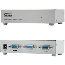Distribuidor Splitter Vga 2salidas 250mhz Nanocable 10.25.0002