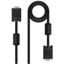 Cable svga Macho-Macho HDB15 Con Ferrita 2m