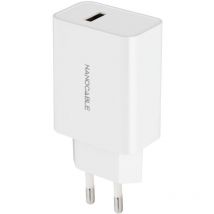 Caricatore Usb-c 5v/2,1a Bianco Nanocable 10.10.2003