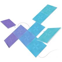 Nanoleaf - Canvas Starter Kit, 9 Smart Luminous Squares led rgbw - Wall Lights de Indoor Wall Modular, Lights Led 16M Colours WiFi, Compatible con