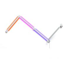 Lines 90 Degrees Starter Kit, 4 Barre Luminose led rgbw Smart e Modulari - Applique da Parete Interno Modulari, Luci Led 16M Colori WiFi, Sincronia