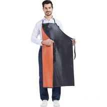 Nanxson Tablier de Travail Mince pvc Poids léger Imperméable Tablier d'Abattoir Unisexe Tablier d'Usine Résistant à l'Huile l'Eau CF3056