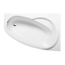 Polysan - naos r Bain asymétrique 158x100x43cm, Blanc