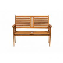 MIR - Napoli 2 Seater Bench - Acacia Hardwood - L60 x W120 x H96 cm