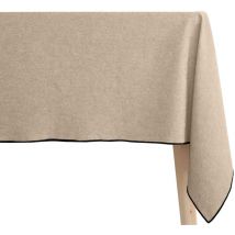 Nappe coton hono finition point bourdon Rectangulaire 160x250 cm