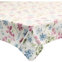 Nappe 140 x 240 cm Coton Bleu Clair