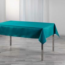 Nappe rectangle 140x240cm Shana bleu