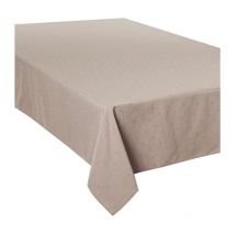Nappe Antitache "Jacquard Carré" 150x300cm Lin
