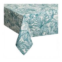 Nappe Antitache à Motifs 'Jungle' 140x240cm Bleu