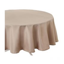 Nappe Antitache Ronde 'Unie' 180cm Lin