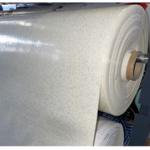 Nappe Bulgommes Imprimée Paillettes - Au mètre - 280 x 140 cm - Blanc.