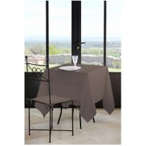 Nappe carree 180 x 180 cm Nels Taupe