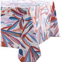 Nappe coton enduite chili Carré 170x170 cm