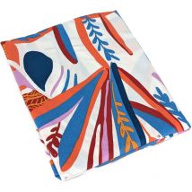 Nappe coton enduite chili Rond 170x170 cm