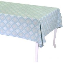 Nappe de brocart de Venise vert Vérone rectifiée cm140x180