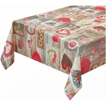 Emmevi Mv S.p.a. - Nappe de Cuisine AntiTaches Moderne Tissu Résiné Housse de Table de Protection Fantasie f - 140x200 cm