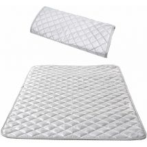 Kzq Nappe de Repassage Isolante Couverture de Repassage à la Vapeur Coton Tapis De Repassage sur Table Portable pour Lave-Linge Sèche-Linge Voyager