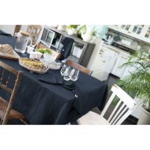 Nappe de table 'Gaïa' 150 x 250 cm 'Gaze de Coton' - Couleur: Gaïa Minuit