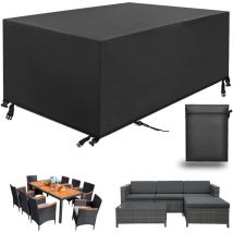 Trimec - Nappe de table pour salon de jardin en 213×132×74 cm Housse pour mobilier de jardin-