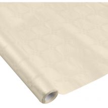 Nappe en papier Damasse 1.18 x 5 m Vitamina Creme