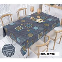 Productos Gol - Rouleau de nappe Master Gold 1,40x20m avec imprimé bleu et jaune