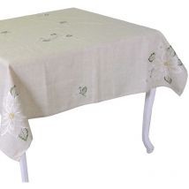 Nappe en tissu style 10 beige cm140x320