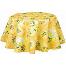 Nappe en toile cirÇe ronde provenáale Pistou