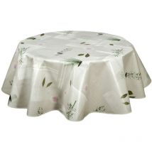 Nappe en toile cirée ronde Aromatic