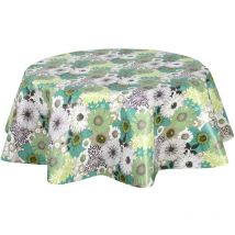 Nappe en toile cirée ronde Champs