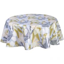 Nappe en toile cirée ronde Sais