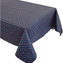 Nappe enduite cerises Rectangulaire 150x350 cm