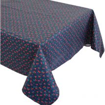 Nappe enduite CERISES Rectangulaire 150x250 cm