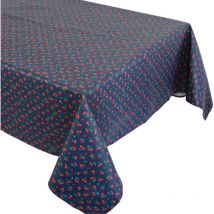 Nappe enduite cerises Rectangulaire 150x300 cm