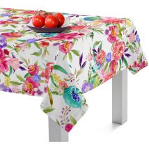 Nappe Happyfriday Pink bloom Multicouleur 150 x 250 cm
