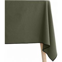 Nappe en coton teint lavé - Kaki - 160 x 200 cm