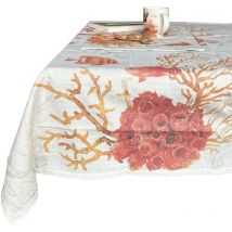 Nappe imprimée en polylin enduit 160 x 160 cm
