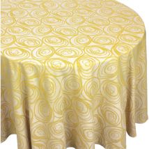 Nappe Jacquard spirale Ovale 180x240 cm