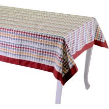 Nappe London bordure cm5 rectangulaire bordeaux cm140x180