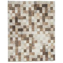 Home Nappe carrée en toile beige (140 x 180 cm) - Bigbuy