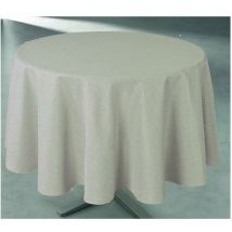 Nappe (0) 160cm Tissage Lin Beige Access Deco