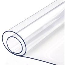 Nappe Transparente Epaisseur 1,4 mm 140X220CM 100% pvc Caoutchouc