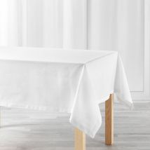 Nappe rectangle 140x240cm Charlines blanc