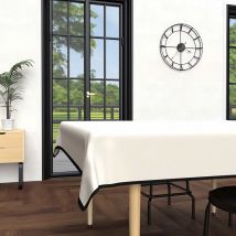 Nappe rectangle anti-tâches en microfibre lavée 140x300 cm boheme lin, par Soleil d'Ocre