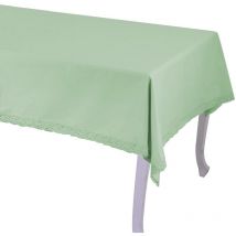 Nappe rectangulaire Amélie cm140x240 vert d'eau